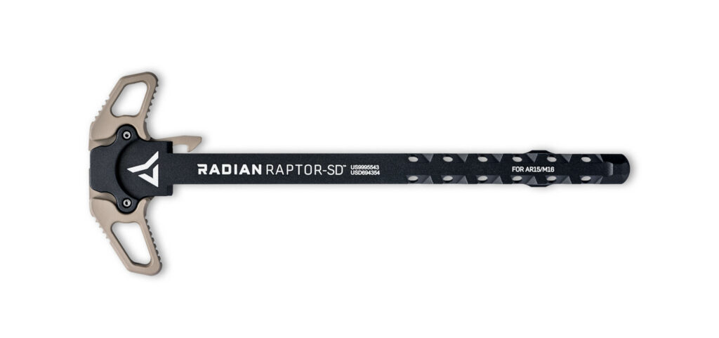 RADIAN RAPTOR SD LEVIER D'ARMEMENT AMBIDEXTRE AR15 FDE