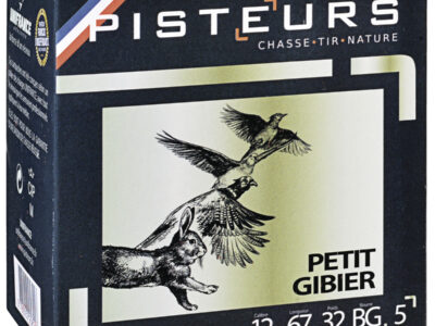 CARTOUCHES PISTEURS PETIT GIBIER CAL.12/67 N° 5 32 G BOURRE GRASSE BTE 25