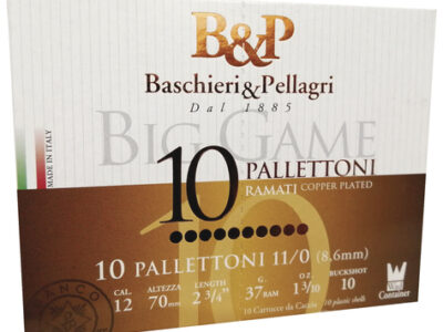 CHEVROTINE BASCHIERI & PELLAGRI BIG GAME CAL 12/70 10 GRAINS  (boîte de 10)