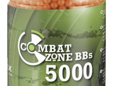 BILLES PLASTIQUES COMBAT ZONE BASIC CAL. 6 MM 0,12G ORANGE BOUTEILLE DE 5000