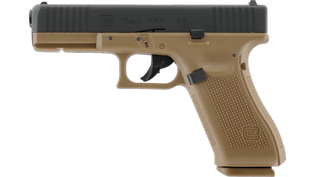 UMAREX GLOCK 17 GEN 5 COYOTE  CAL 6 M/M  AIRSOFT CO2