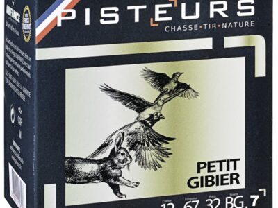 CARTOUCHES PISTEURS PETIT GIBIER CAL.12/67 N° 7 32 G BOURRE GRASSE BTE 25
