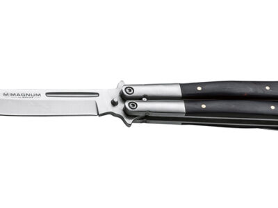 BOKER MAGNUM COUTEAU PAPILLON BOIS