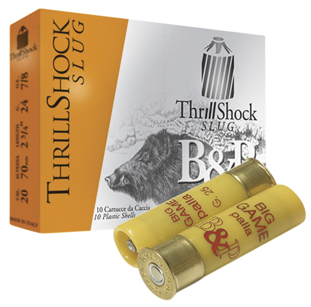20/70 BALLE BASCHIERI & PELLAGRI THRILL SHOCK SLUG (X10) 20 70