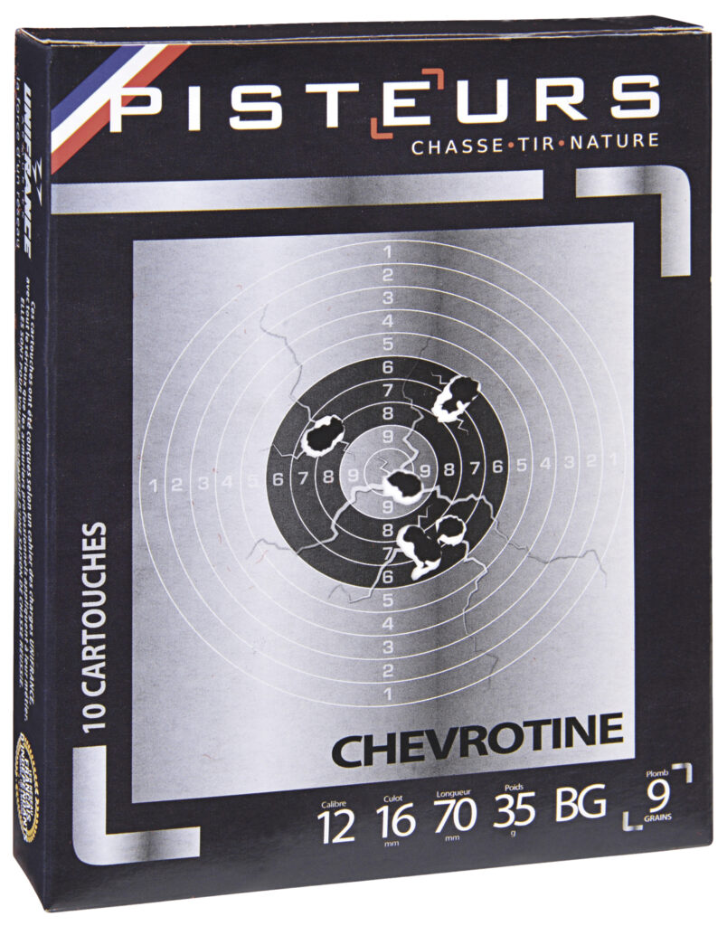 CHEVROTINES PISTEURS 12/70 9 GRAINS ( boites de 10 )