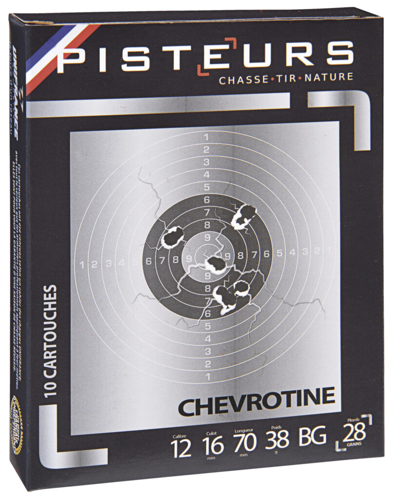CHEVROTINES PISTEURS 28 GRAINS ( boite de 10 )