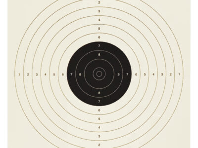 CIBLE GEF C25 TIR REDUIT  DE 50 A 25 METRES