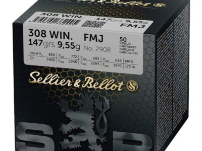 SELLIER&BELLOT 308 FMJ 147 GRAINS