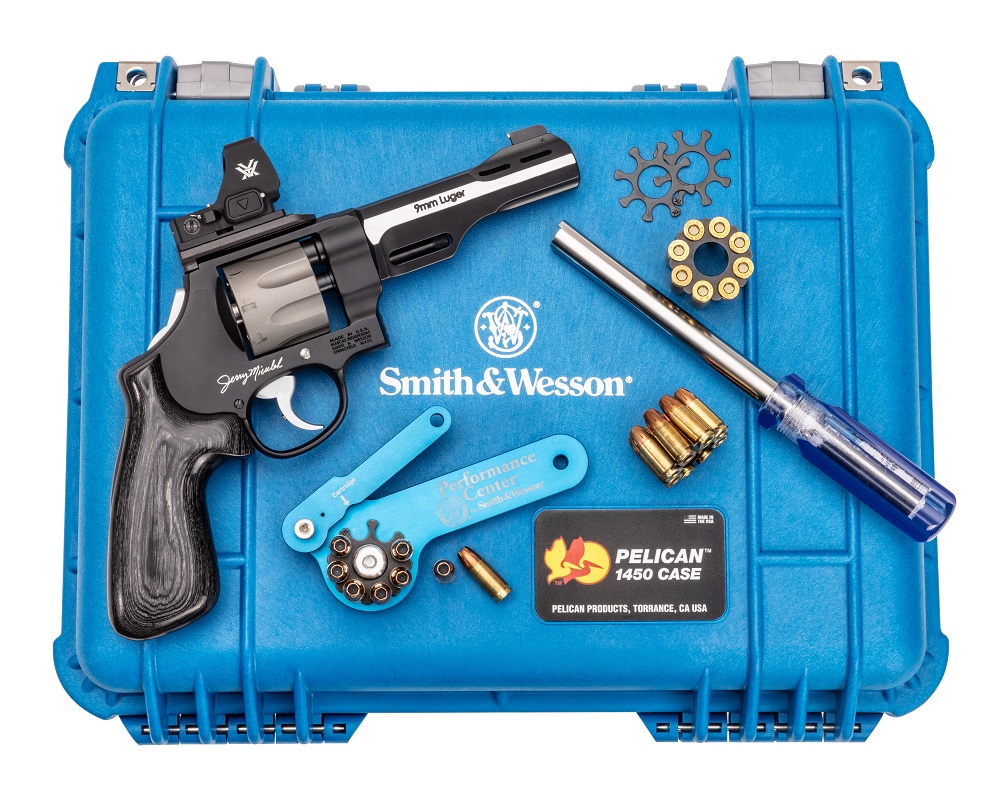 SMITH WESSON 327 WR JERRY MICULEK / VORTEX CAL 9X19  8 COUPS