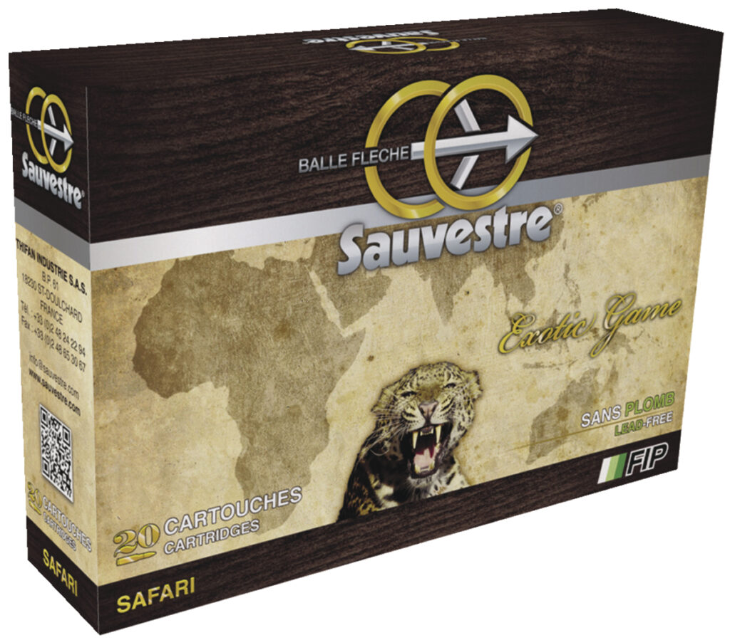 458 WINCHESTER SAUVESTRE FIP SAFARI 450 GRAINS PAR 20