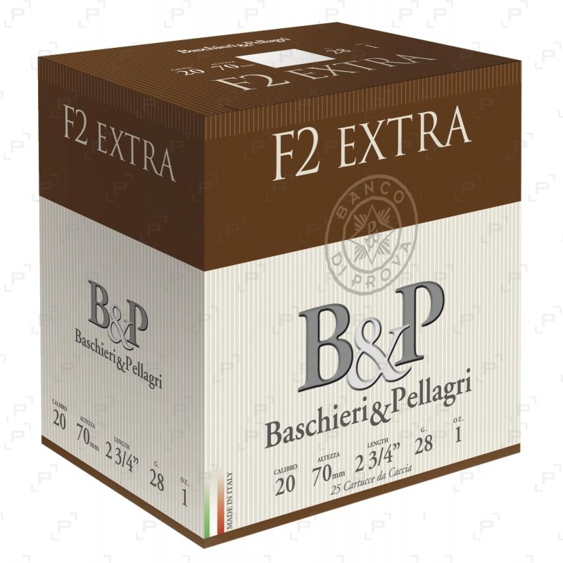 20/70 CARTOUCHE BASCHIERI & PELLAGRI F2 EXTRA PB N° 4