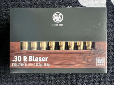30 R BLASER RWS EVO 184 GRAINS PAR 20