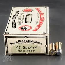 45 SCHOFIELD 230 GRAINS BLACK HILL