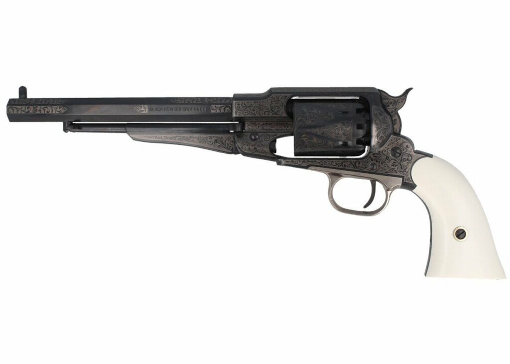 PIETTA REMINGTON 1858 DELUXE BRONZE GRAVURE LASER