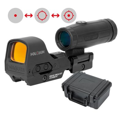 HOLOSUN PACK REFLEX 510C + MAGNIFIER HOLOSUN HM3X