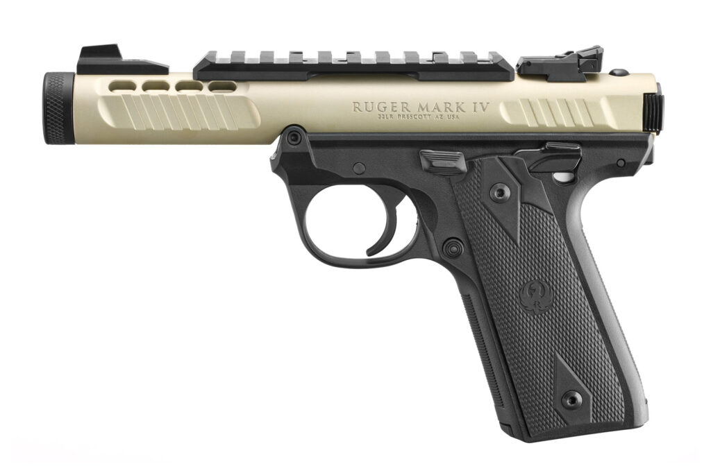 RUGER MARK IV 22/45 LITE CHAMPAGNE ANODISE