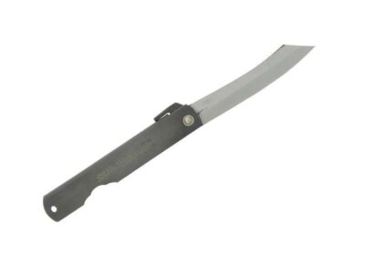 COUTEAU HIGONOKAMI NOIR LAME ACIER CARBONE 9,5 CM