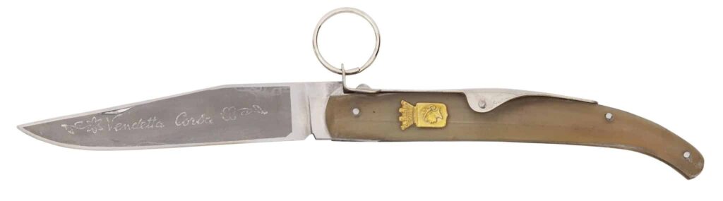 COUTEAU VENDETTA 14.5CM CORNE