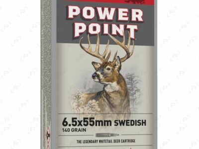6,5 X 55 SUEDOIS WINCHESTER POWER POINT 140 GRAINS
