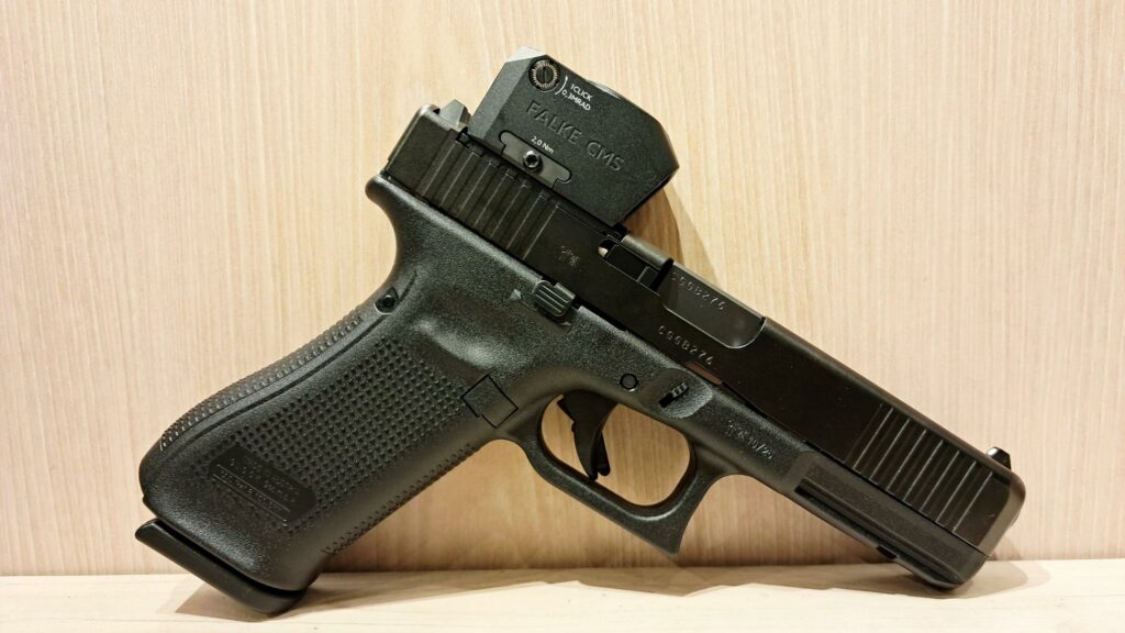 GLOCK 17 gen5 + POINT ROUGE RED DOT FALKE CMS