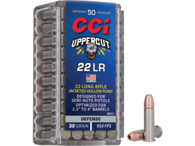 22 LR CCI UPPERCUT HOLLOW POINT 32 GRAINS