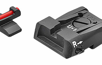LPA Hausse noire et guidon fibre optique Beretta 92X Performance