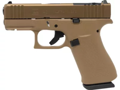 GLOCK 43X COYOTE MOS K CAL 9X19 15 COUPS