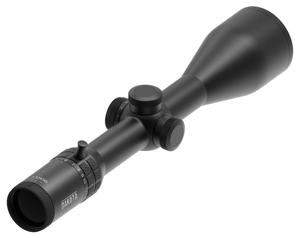 DAKOTA OPTIC WOLF 3-12X56 RECTICULE LUMINEUX