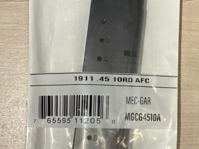 MEC-GAR CHARGEUR 1911 BRONZE 10 COUPS CAL.45ACP AVEC PROLONGATEUR