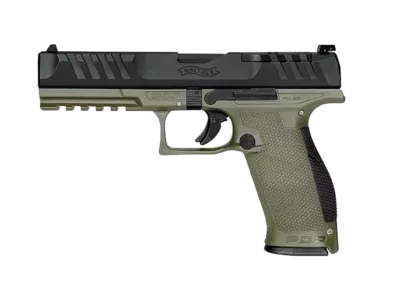 WALTHER PDP FULL SIZE 5'' 9x19 OD GREEN